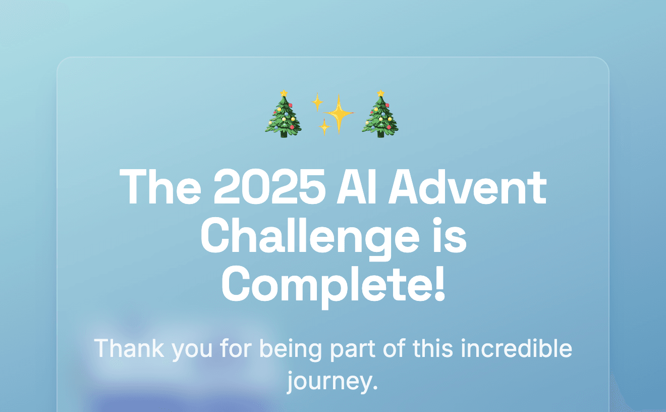 AI Advent Challenge